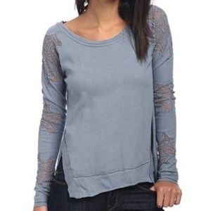 NWT: Free People Outer Sunset Lace Insert Top